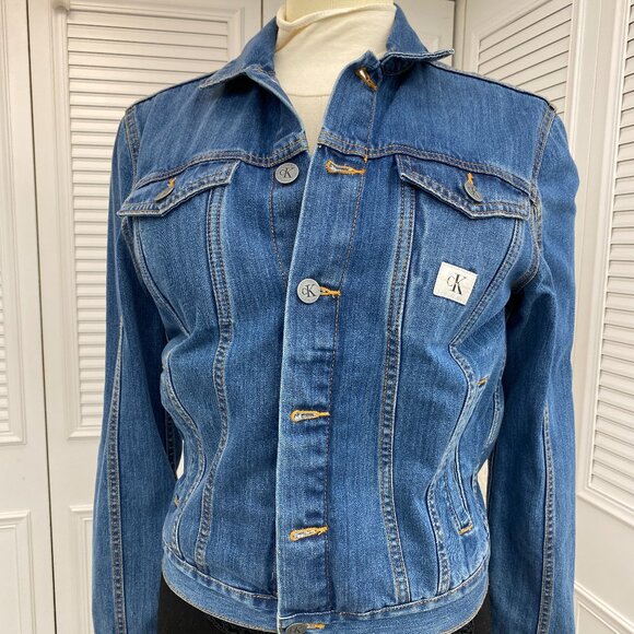 Calvin Klein Jean Jacket Szz. S Classic - Picture 1 of 10